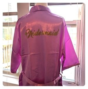 Bridesmaid's robe